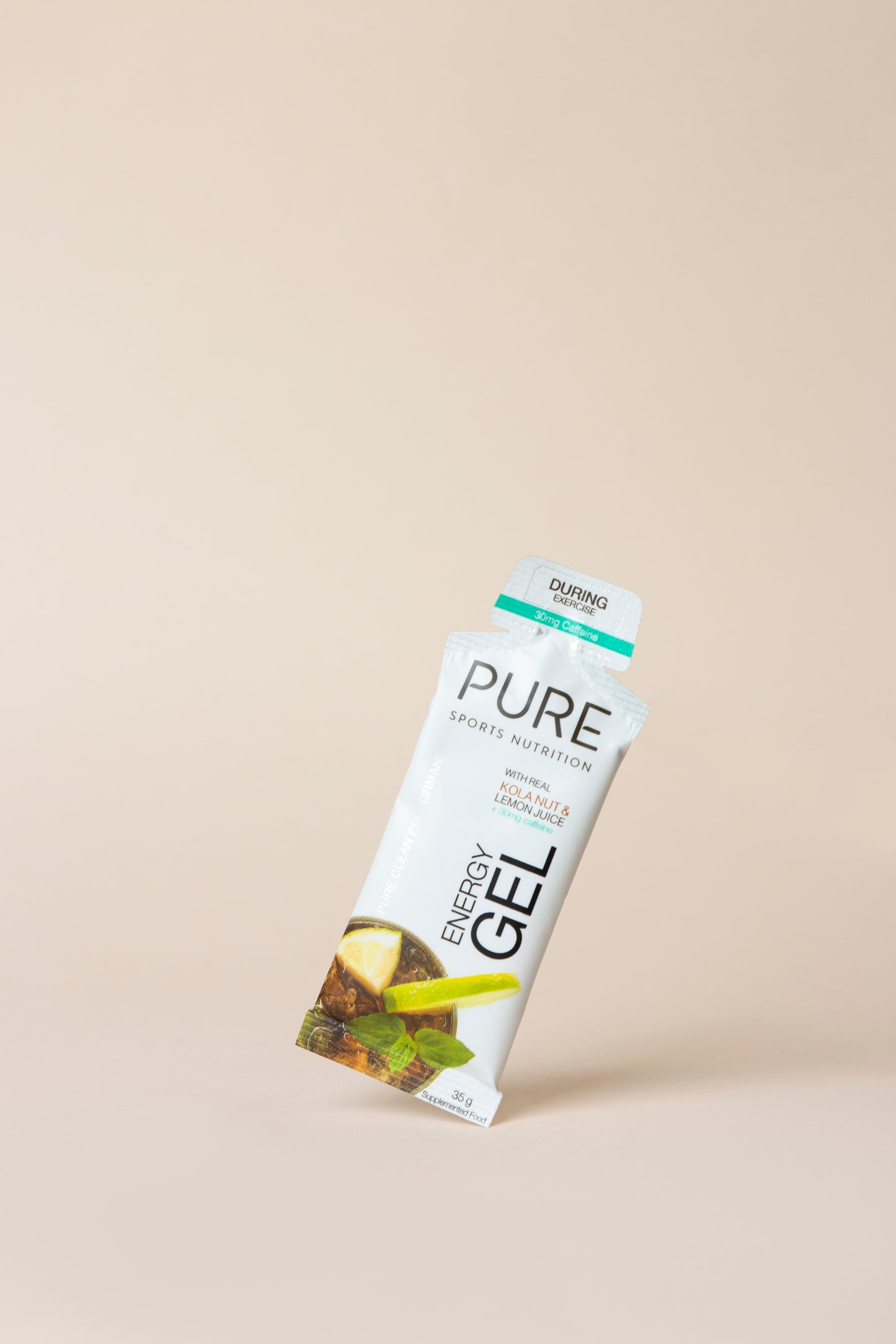 Product photo with tan background