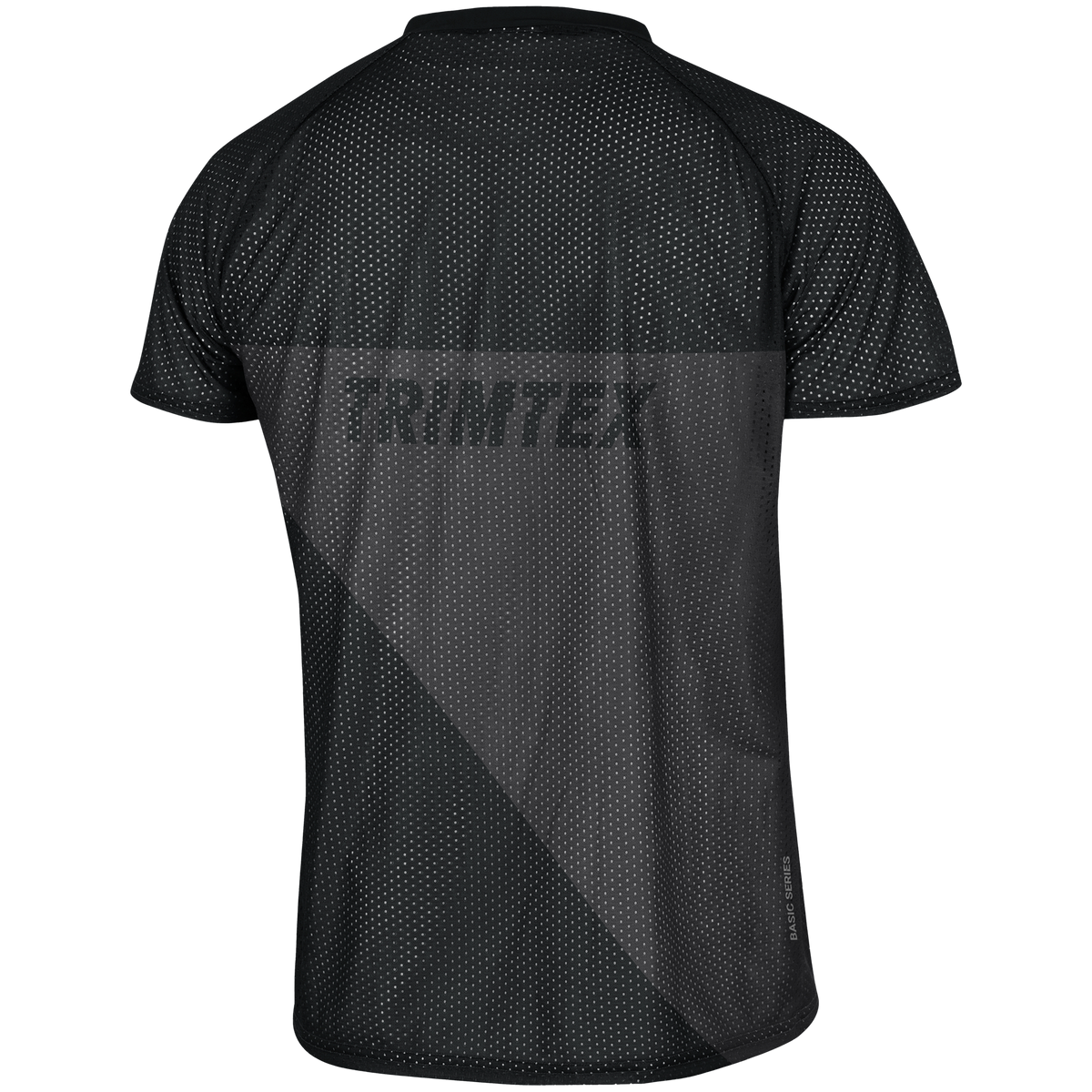 Basic Mesh Orienteering Shirt in a sample design, back