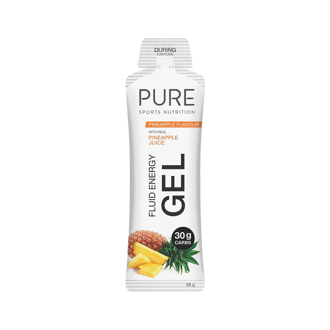 PURE Fluid Energy Gels - 8 Pack - Pineapple