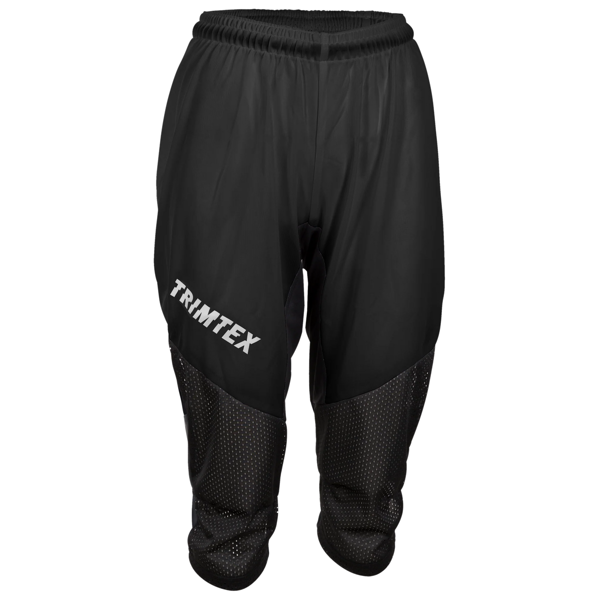 Women's Trimtex Trail 3/4 orienteering pants in black, front view