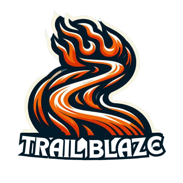 TrailBlaze logo (fire with a trail going through it)