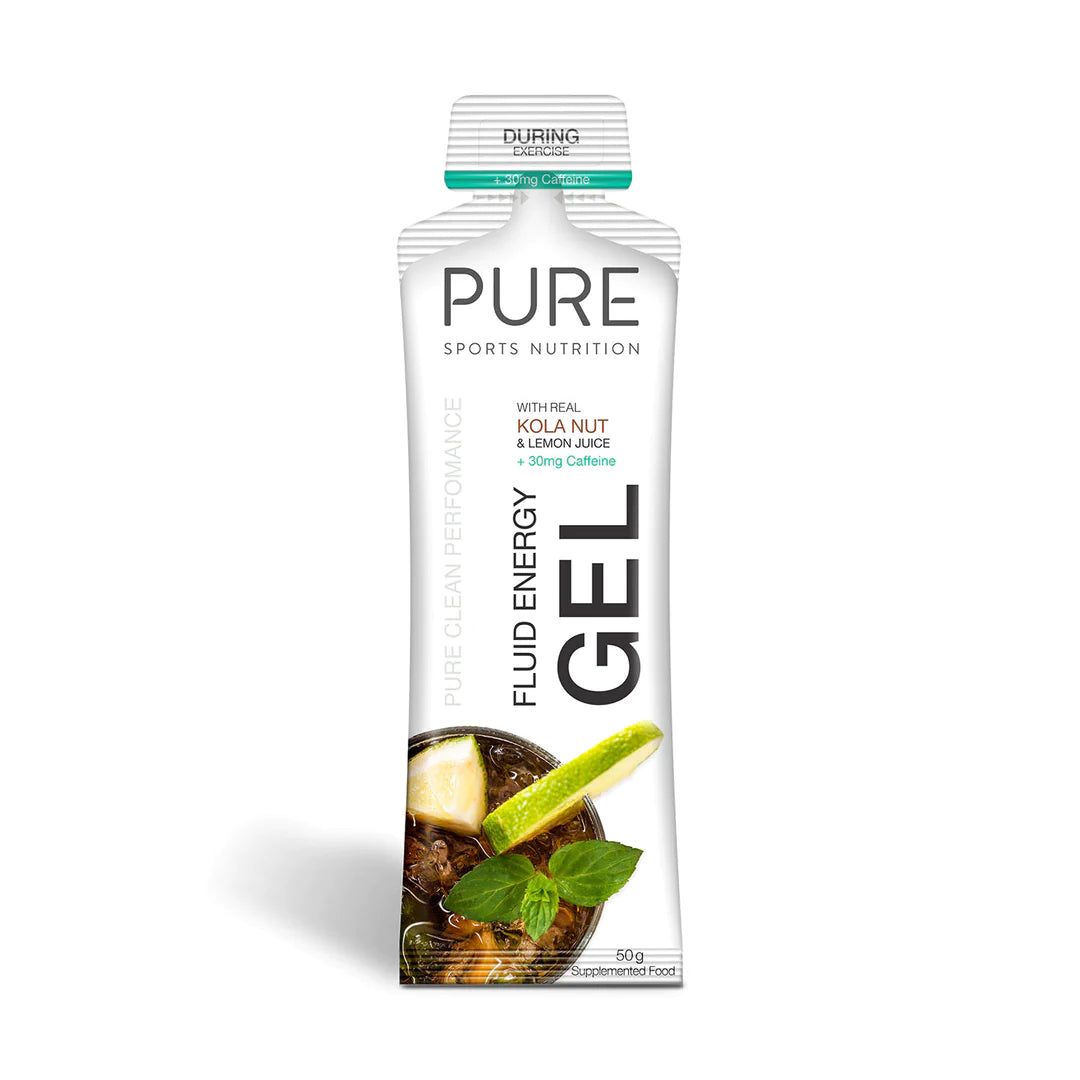PURE Fluid Energy Gel - Cola & Caffeine | TrailBlaze
