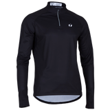 Run Zip Long Sleeve Shirt in a sample design, front