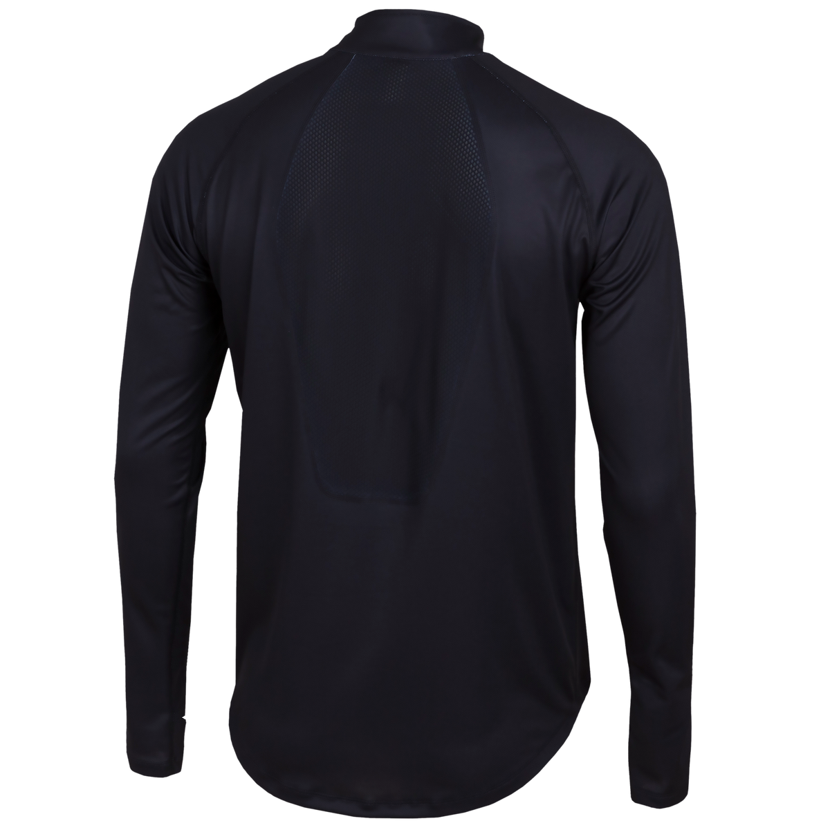 Run Zip Long Sleeve Shirt in a sample design, back