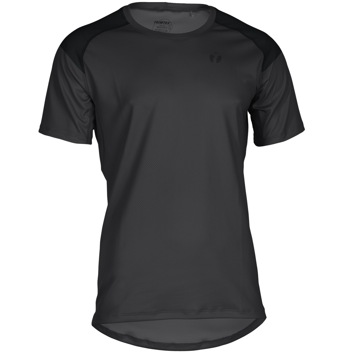 Run T-Shirt in a sample design, front