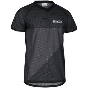 Basic Mesh Orienteering Shirt in a sample design, front