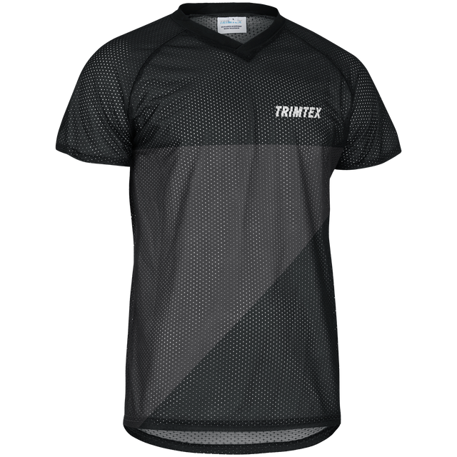 Basic Mesh Orienteering Shirt in a sample design, front