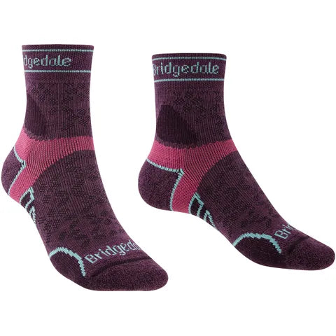 Bridgedale Trail Running Lightweight Merino 3/4 Crew Socks - Womens