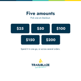 TrailBlaze Gift Card