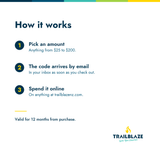 TrailBlaze Gift Card