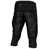 Men's Trimtex Trail 3/4 orienteering pants in black, back view with zip pocket