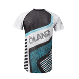 Full Mesh O-Top - Black/Blue Lines