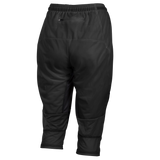 Women's Trimtex Trail 3/4 orienteering pants in black, back view