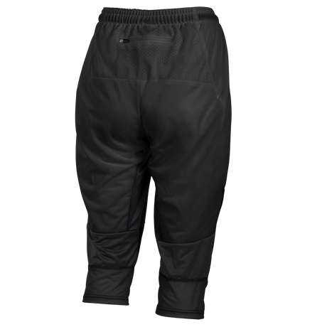 Women's Trimtex Trail 3/4 orienteering pants in black, back view