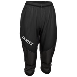 Women's Trimtex Trail 3/4 orienteering pants in black, front view