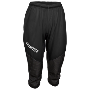 Women's Trimtex Trail 3/4 orienteering pants in black, front view