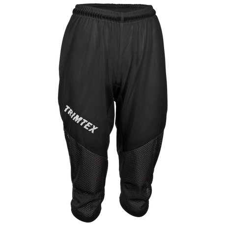 Women's Trimtex Trail 3/4 orienteering pants in black, front view